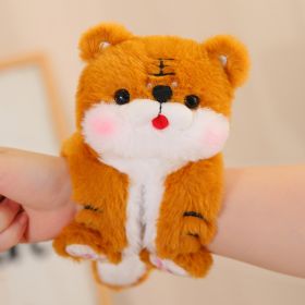 Cute Animal Doll Plush Toys Pop Hand Ring Children's Cartoon Accessories Gift (Option: Tiger-23cm)