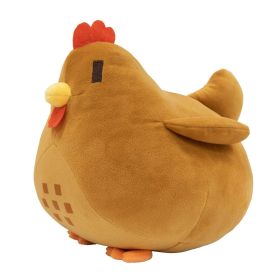 Chicken Surrounding The Game Plush Toy (Option: Brown-20cm)