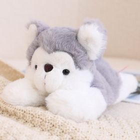 Cartoon Creative Snap Loop Plush Toys (Option: Husky-25cm)