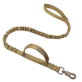 Outdoor Nylon Tactical Dog Collar (Option: Brown Tow Rope-M)