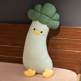 Cartoon Vegetable Transformation Chicken Pillow Plush Toy (Option: Broccoli-70cm)