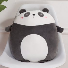 Creative Cartoon Cushion Peach Lexi Animal Cushion Dinosaur Cute Doll Plush Toys (Option: Panda-40cm)