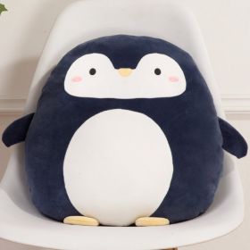 Creative Cartoon Cushion Peach Lexi Animal Cushion Dinosaur Cute Doll Plush Toys (Option: Penguin-40cm)