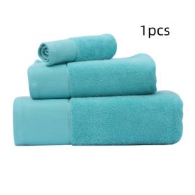 Cotton Towel, Absorbent Gift Towel, Bath Towel (Option: Blue-70x140cm 600g-1pcs)