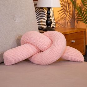 Creative Modern And Simple Living Room Sofa Cushion Shaped Twist Knot Bedside (Option: Light Pink Twisted Knot)