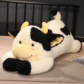 Home Cute Lying Cow Pillow (Option: Cow Style-90cm)