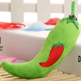 Fruits And Vegetables Little Doll Stuffed Toy Pendant (Option: Green Red Pepper-6cmto13cm)