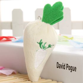 Fruits And Vegetables Little Doll Stuffed Toy Pendant (Option: White Radish-6cmto13cm)