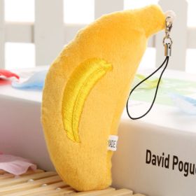 Fruits And Vegetables Little Doll Stuffed Toy Pendant (Option: BANANA-6cmto13cm)