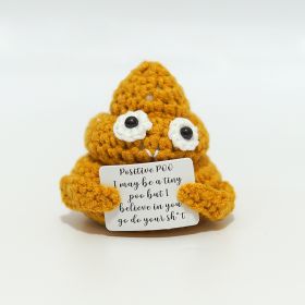 Cute Wool Hand Woven Doll (Option: Poop Yellow-As Shown In The Picture)