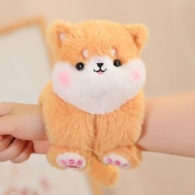 Cute Animal Doll Plush Toys Pop Hand Ring Children's Cartoon Accessories Gift (Option: Shiba Inu-23cm)