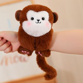 Cartoon Creative Snap Loop Plush Toys (Option: Little Monkey-25cm)