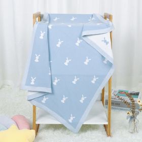 Baby Cartoon Knitted Cotton Cute Windproof Blanket (Option: Water orchid)