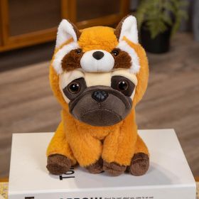 Cartoon Cute Wrinkled Dog Animal Plush Doll (Option: Lesser Panda-22CM)