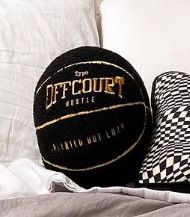 Basketball Pillow Plush Doll (Option: Black-25cm)