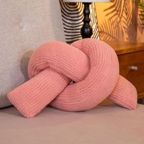 Creative Modern And Simple Living Room Sofa Cushion Shaped Twist Knot Bedside (Option: Deep Pink Twisted Knot)