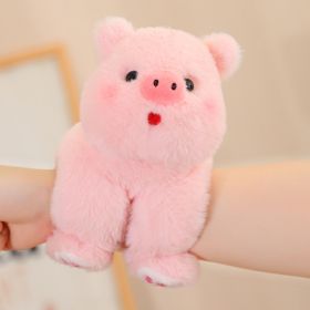 Cartoon Creative Snap Loop Plush Toys (Option: Piggy-25cm)