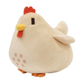 Chicken Surrounding The Game Plush Toy (Option: White-20cm)