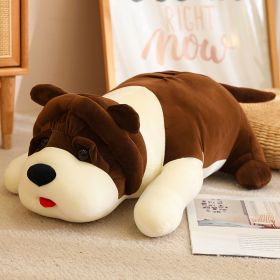 Home Bed New Shar Pei Doll Plush Toys (Option: Dark Brown-80cm)