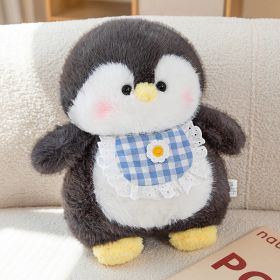 Cute Cartoon Penguin Kid Children Doll Plush Toy (Option: Black-13cm)