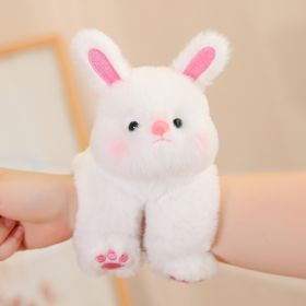 Cute Animal Doll Plush Toys Pop Hand Ring Children's Cartoon Accessories Gift (Option: Rabbit-23cm)