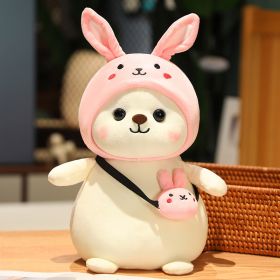 Internet Celebrity Teddy Bear Doll Valentine's Day Gift Cute (Option: Transformation Rabbit-40cm)