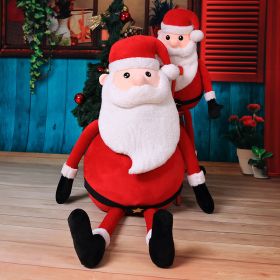 Large Long Leg Santa Doll Plush Toy Show Window Decorations (Option: Red-60cm)