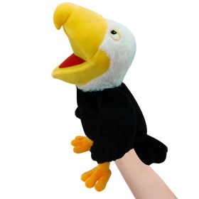 Family Mutual Toys Kyorochan Plush Hand Puppet (Option: White Bird Hand Puppet-40cm)