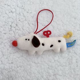 Dopamine Puppy Plush Pendant Doll (Option: Apricot-12cm)