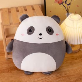 Creative Cartoon Cushion Peach Lexi Animal Cushion Dinosaur Cute Doll Plush Toys (Option: Smiling Panda-40cm)