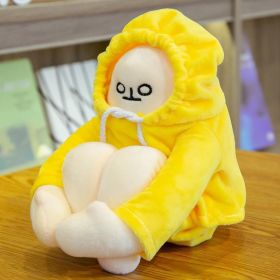 Injured Pillow Banana Man Doll (Option: Yellow Body-36cm)