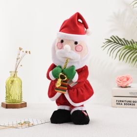 Plush Electric Dancing Singing Toy (Option: Santa Claus-40cm)