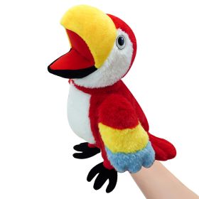 Family Mutual Toys Kyorochan Plush Hand Puppet (Option: Parrot Hand Puppet-40cm)