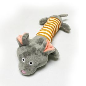 Pet Dog Molar Sound Toy Striped Plush Bite-resistant Vocalization Toy (Option: Mouse)