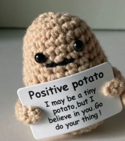 Fashion Hand Crocheted Funny Toy (Option: P Card Potato 7CM-1PCS)