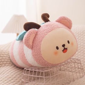 Cute Bee Pillow Lying Cartoon Animal Figurine Doll Butterfly Plush Toy Holiday Gift (Option: Butterfly-30cm)