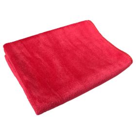 Car Cleaning Towel Sanding Absorbent Wash Car Wipes (Option: Red-60x180cm)