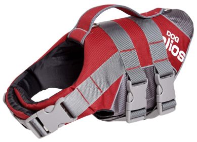 Helios Splash-Explore Outer Performance 3M Reflective and Adjustable Buoyant Dog Harness and Life Jacket (size: small)