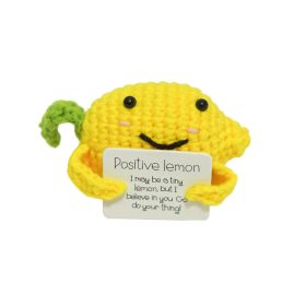 Cute Wool Hand Woven Doll (Option: Lemon-As Shown In The Picture)