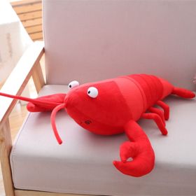 Simulation Lobster Pillow Crayfish Doll Plush Toy Activity Gift Dolls For Clawing (Option: Cute Lobster-30cm)