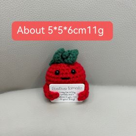 Cute Wool Hand Woven Doll (Option: Tomato P-As Shown In The Picture)